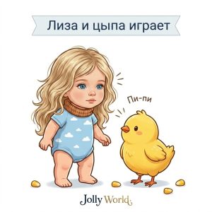 The bird is playing
