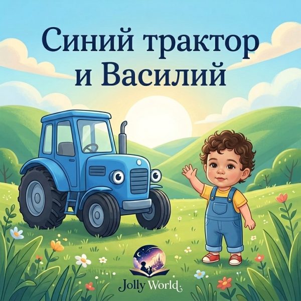 Синий трактор обложка превью